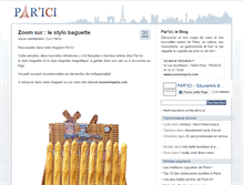 Tablet Screenshot of blog.souvenirparis.com